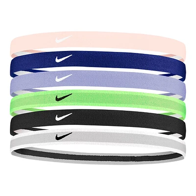 Nike Girls' Swoosh Sport Headband - 6 Pack