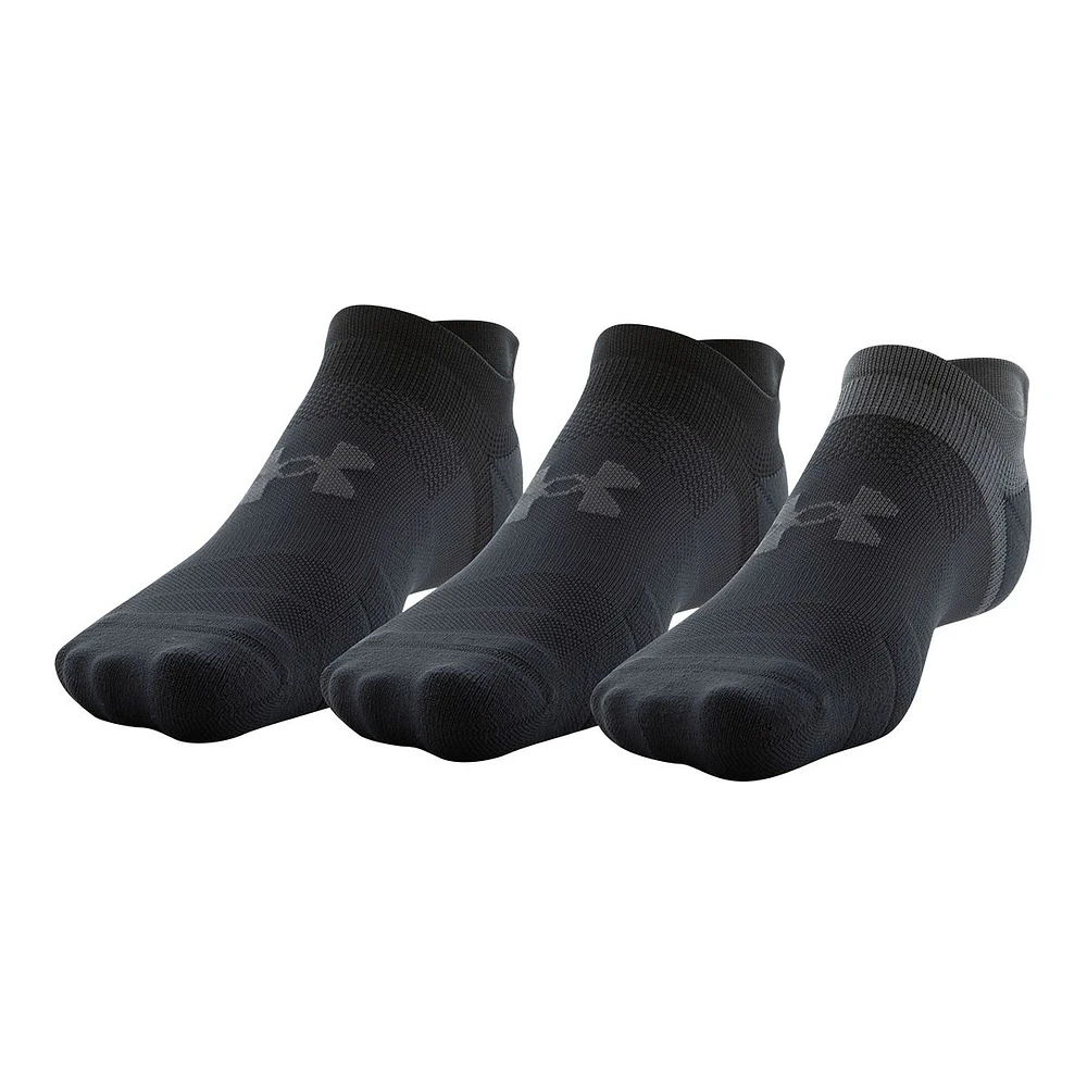 Under Armour Men's Run ArmourDry™ LT No Show Socks - 3 Pack