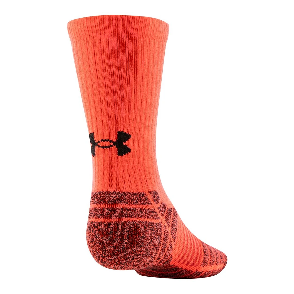 Under Armour Men's Elevated Graphic Crew Socks, Breathable, 3-Pack