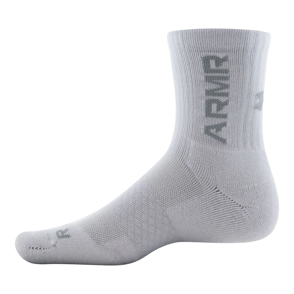 Under Armour Men's 3Maker Mid Crew Socks - 3 pk