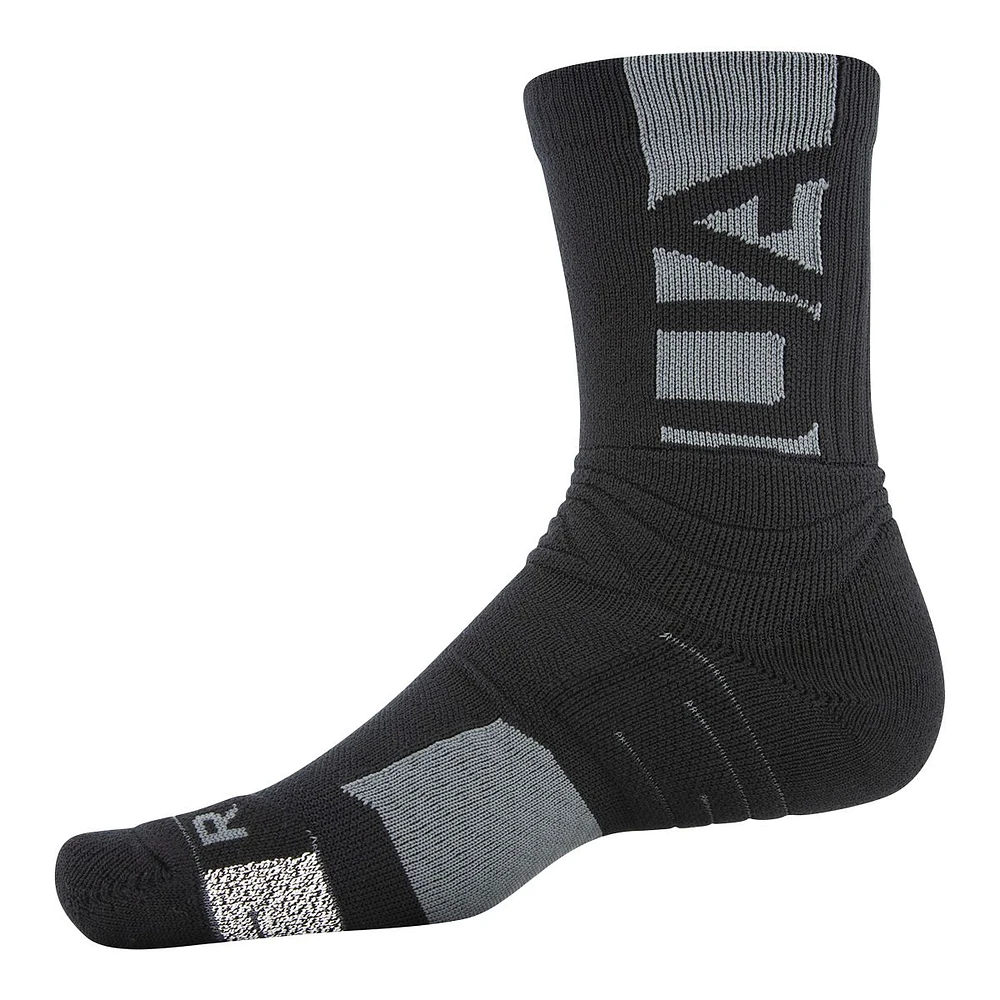 Under Armour Men's Playmaker Mid Crew Socks, Non-Slip