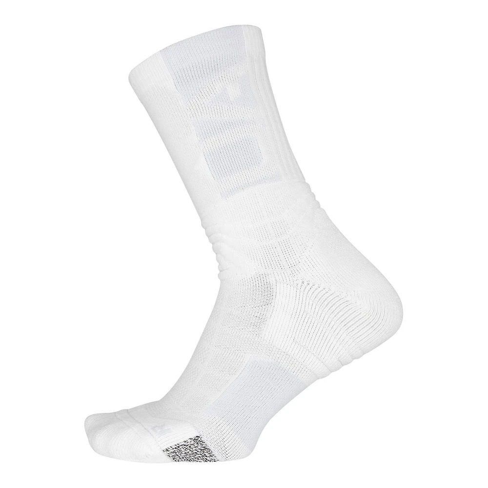 Under Armour Men's Playmaker Mid Crew Socks, Non-Slip