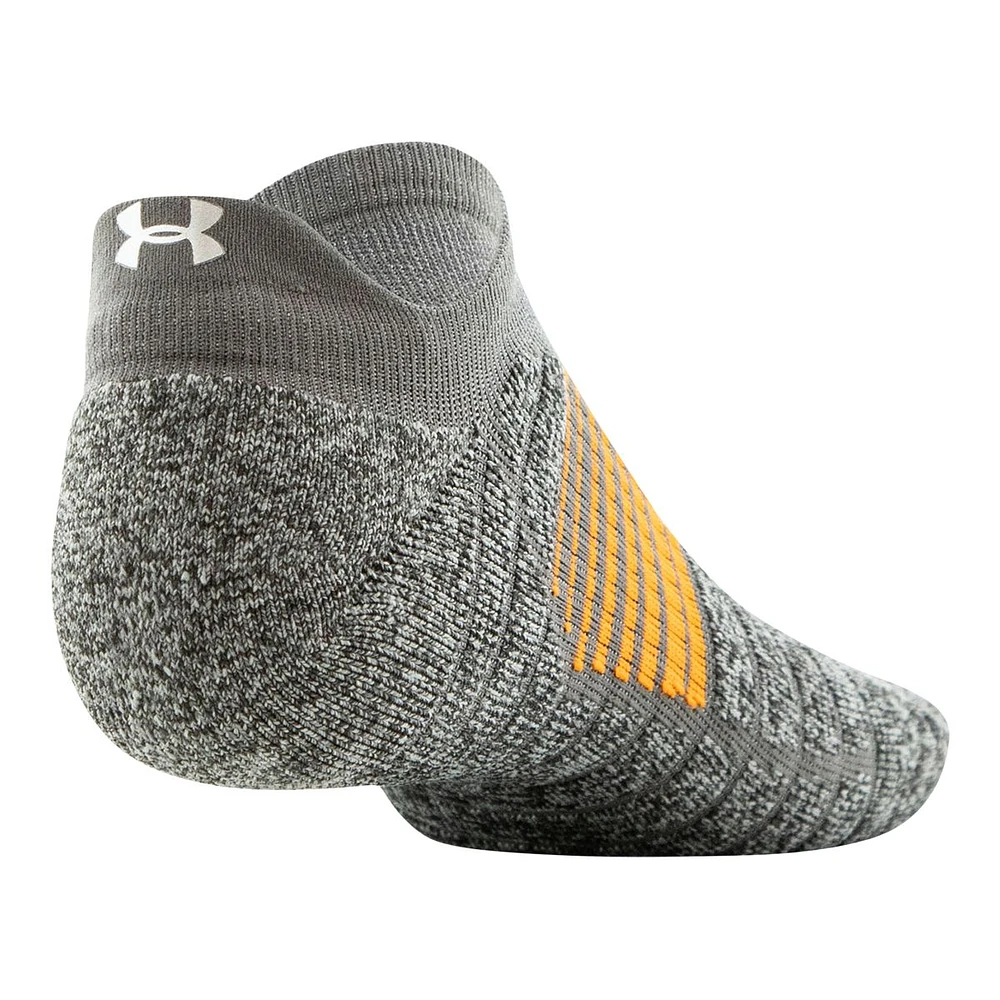 Under Armour Men's Elevated+ No Show Socks - 3 Pack