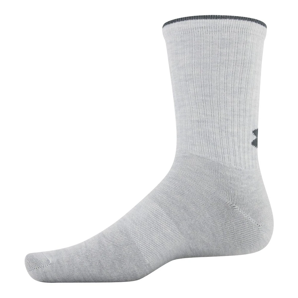 Under Armour Men's Essential Crew Socks - 6 pk