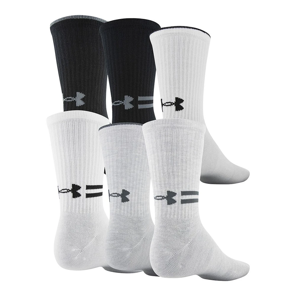 Under Armour Men's Essential Crew Socks - 6 pk