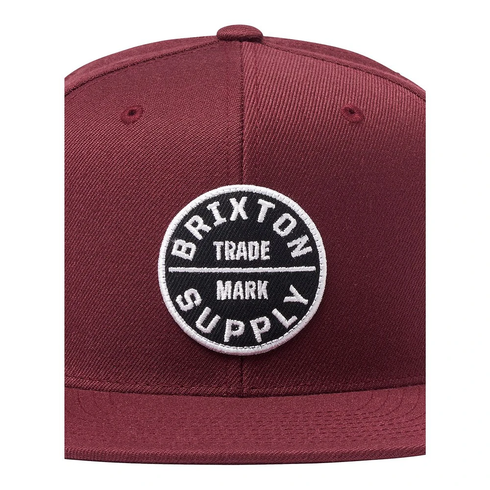 Brixton Men's Oath III Snapback Hat