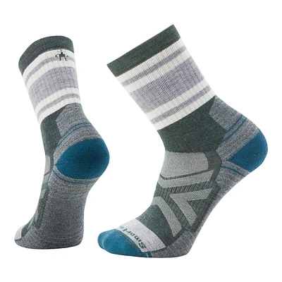 Smartwool Men's Performance Hike Full Cushioned Pattern Crew Socks