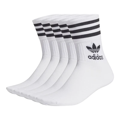 adidas Originals Men's Medium Cut Crew Socks - 5 pk