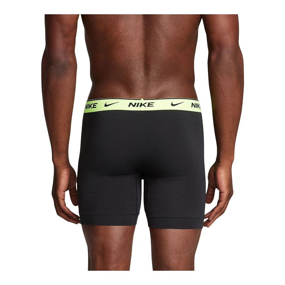 Nike Men's Essential Cotton Boxer Brief With Fly - 3 Pack