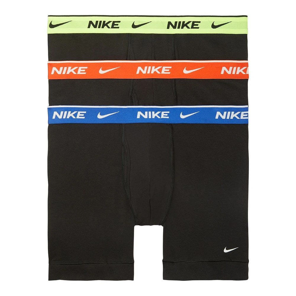 Nike Men's Essential Cotton Boxer Brief With Fly - 3 Pack