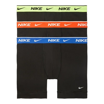 Nike Men's Essential Cotton Boxer Brief With Fly - 3 Pack