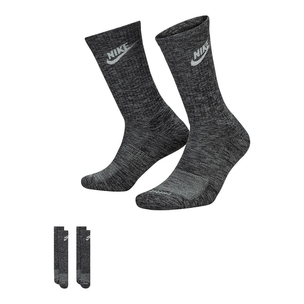 Nike Men's Everyday Plus Cushioned Crew Socks - 2 Pack