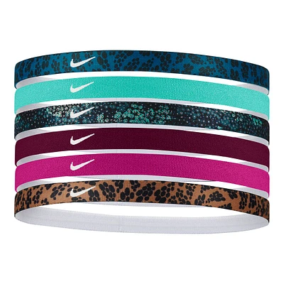 Nike Women's Printed Headband - 6 Pack