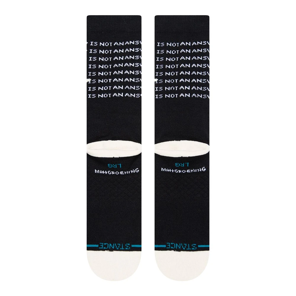 Stance Men's Life Simpsons Troubled Crew Socks