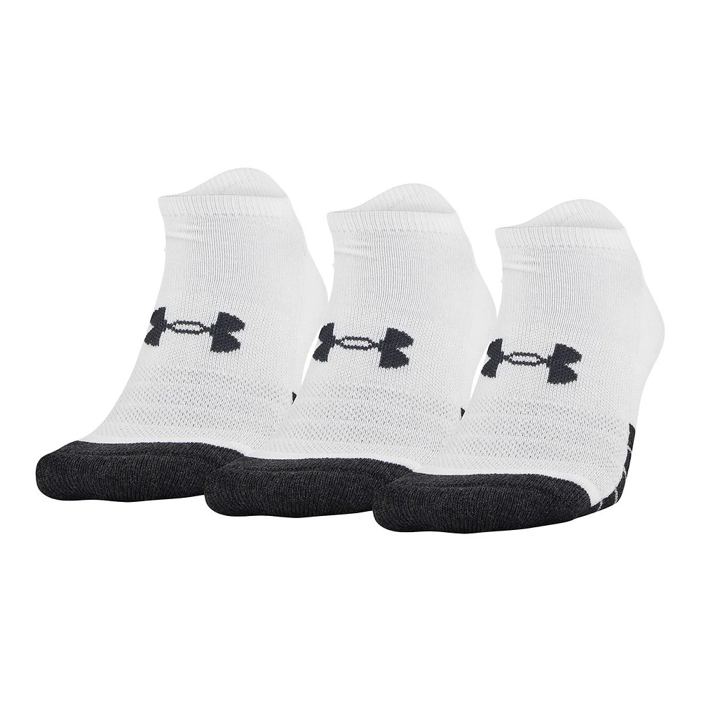 Under Armour Men's Performance Tech No Show Socks - 3 Pack