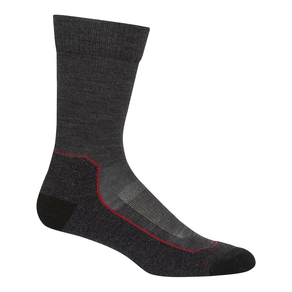 Icebreaker Men's Hike+ Light Crew Socks