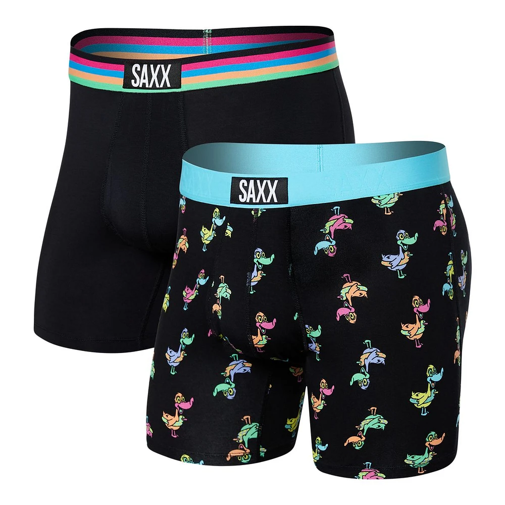 SAXX Men's Ultra Boxer Brief With Fly - 2 Pack