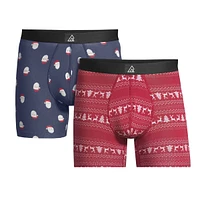 Ripzone Men's Freestyle HD Boxer Brief - 2 Pack