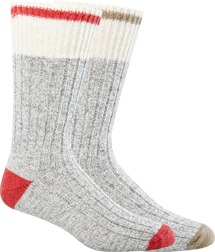 Woods Men's Saddleback Hiking Crew Socks - 2 Pack