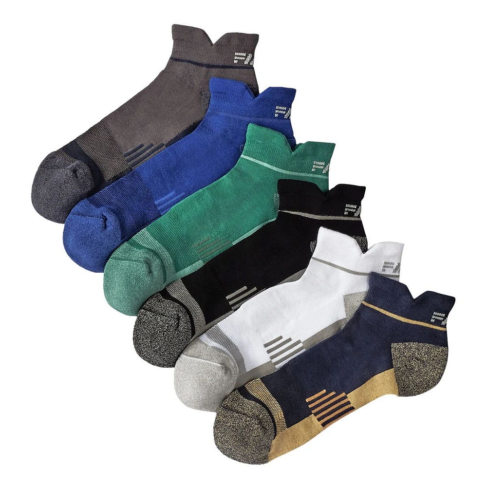 FWD Men's Performance No Show Socks - 6 Pack