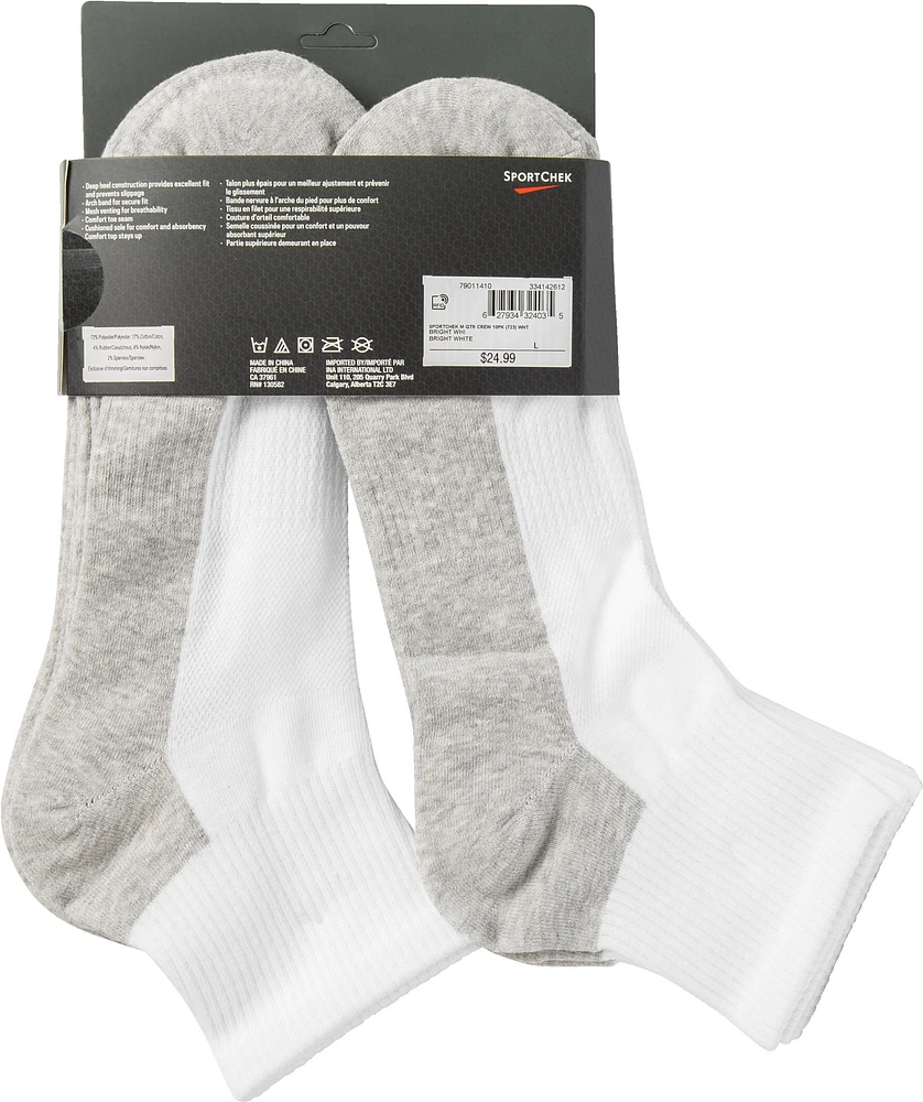 SportChek Men's Quarter Crew Socks