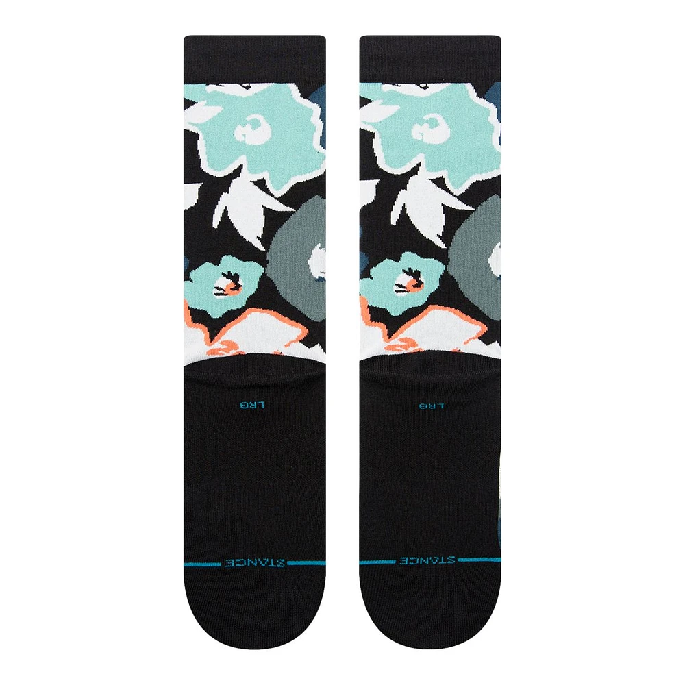 Stance Men's Flower Beds Crew Socks