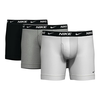 Nike Men's Essential Cotton Boxer Brief With Fly - 3 Pack