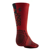 Under Armour Men's Elevated Graphic Crew Socks, Breathable, 3-Pack