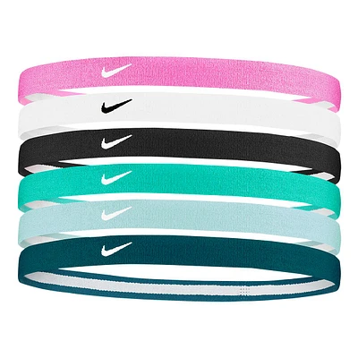 Nike Girls' Swoosh Sport Headband - 6 Pack