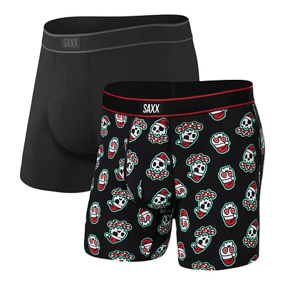 Saxx Men's Daytripper Holiday Boxer Brief - 2 Pack