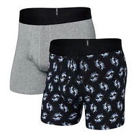 SAXX Men's 2 Pack Droptemp Cooling Cotton Boxer Briefs