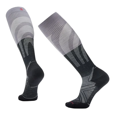 Smartwool Men's Run Target Cushion Compression Over The Calf Socks