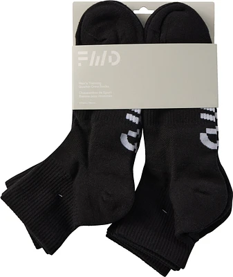 FWD Men's Athletic Quarter Socks - 6 Pk