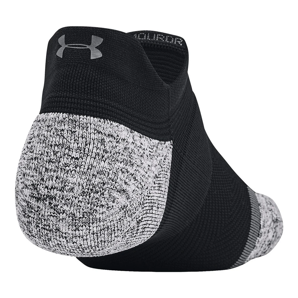 Under Armour Men's AD Pro No Show Socks - 3 Pack