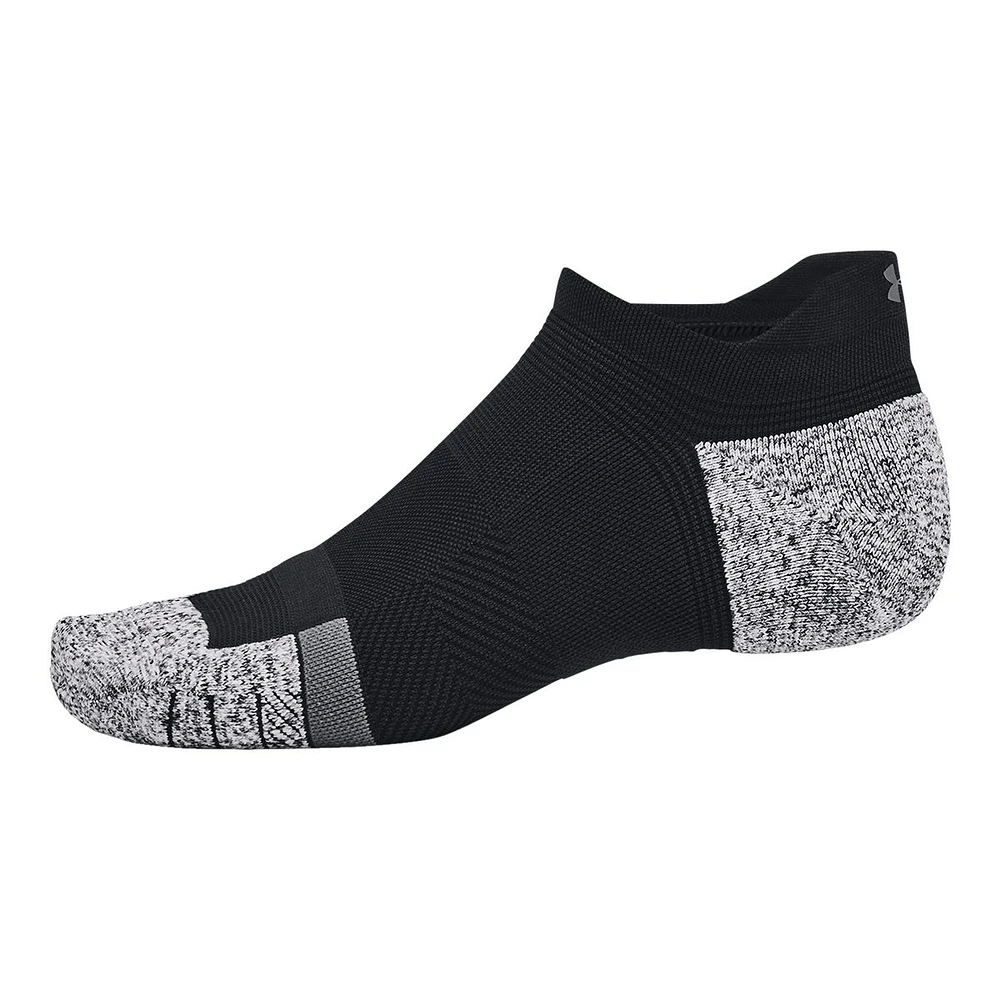 Under Armour Men's AD Pro No Show Socks - 3 Pack