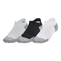 Under Armour Men's AD Pro No Show Socks - 3 Pack