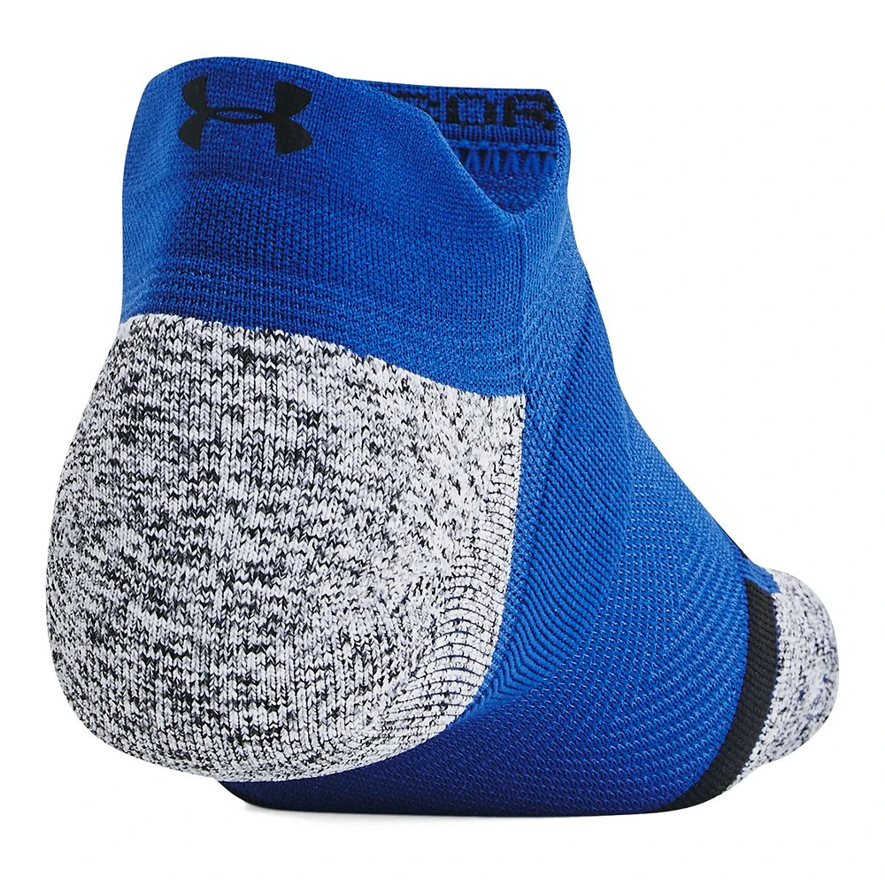 Under Armour Men's AD Pro No Show Socks - 3 Pack