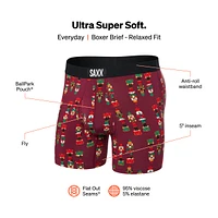 SAXX Men's Ultra Holiday Boxer Brief with Fly