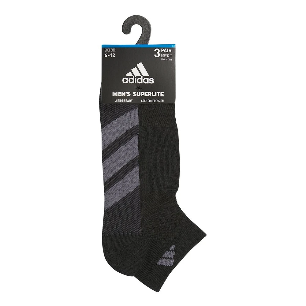 adidas Men's All Day Training Low Socks - 3 pk