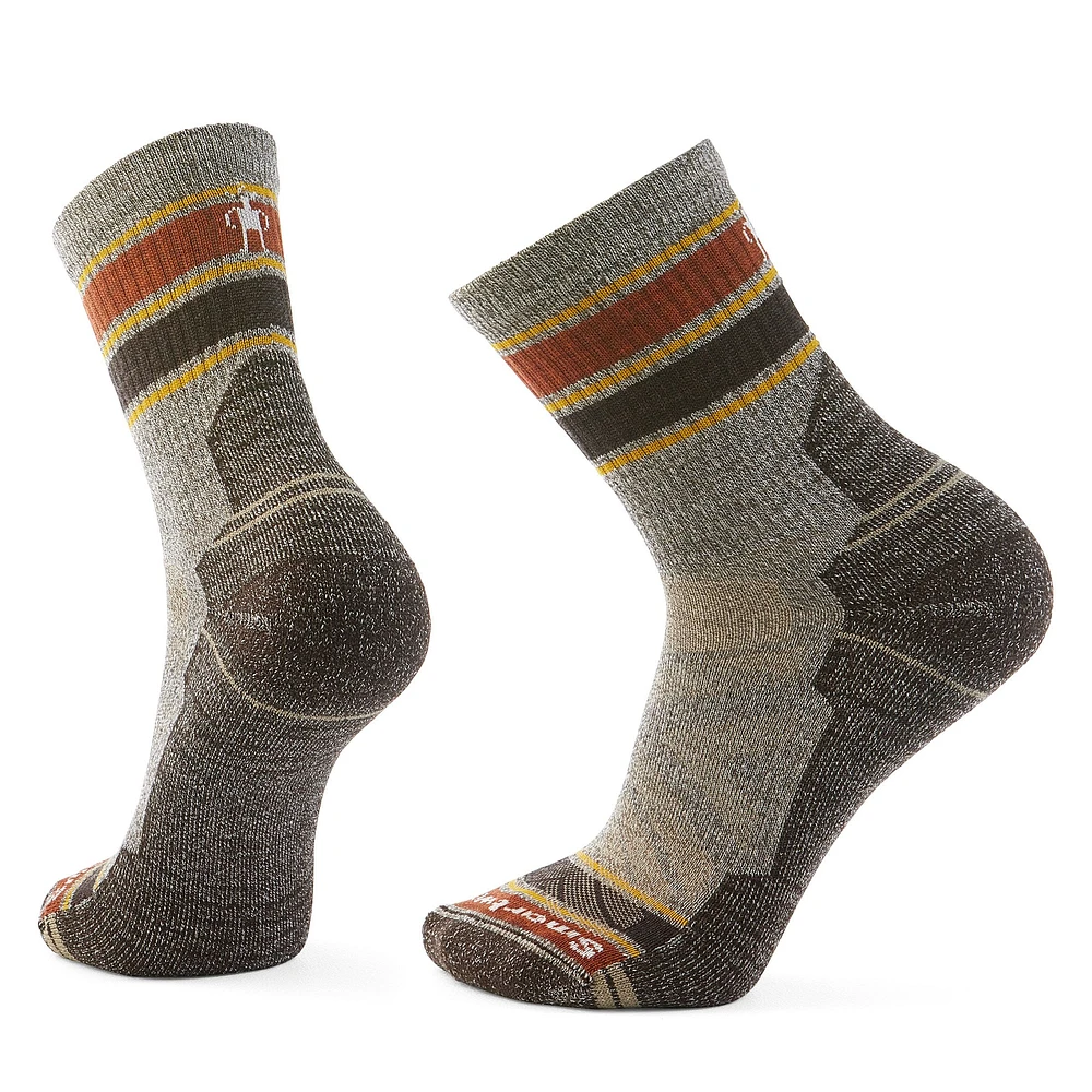 Smartwool Men's Hike Light Stripe Mid Crew Socks