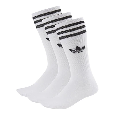 adidas Originals Women's Solid Crew Socks - 3 Pack