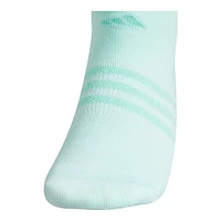 adidas Women's Superlite No-Show Socks, Moisture-Wicking, 6-Pack