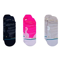 Stance Women's Train Watch Me No-Show Tab Socks, Moisture-Wicking, 3-Pack