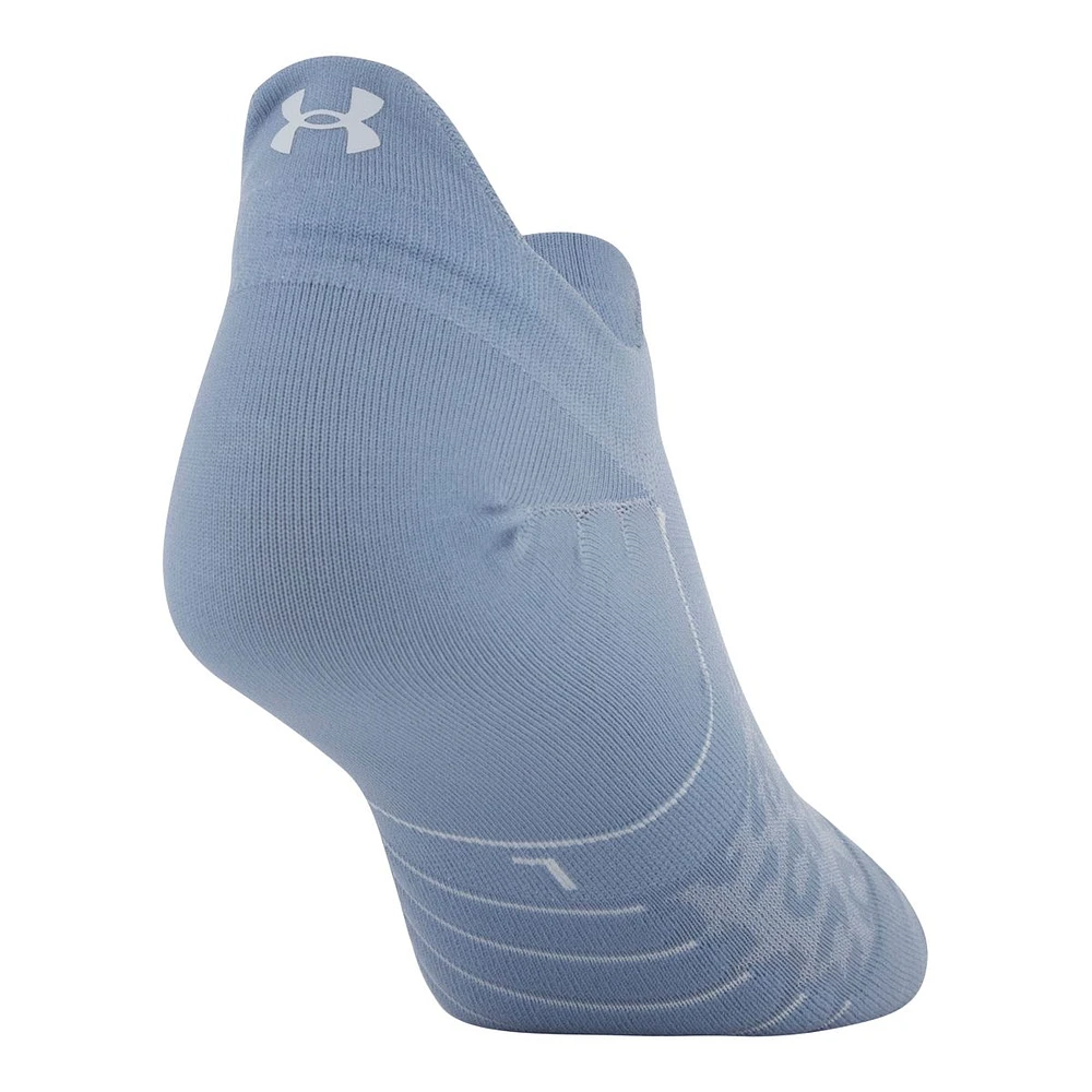 Under Armour Women's Breathe No-Show Tab Socks, Moisture-Wicking, 3-Pack