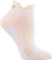 FWD Women's Run Athletic No-Show Tab Socks, Compression, Cushioned Ankle, 6-Pack