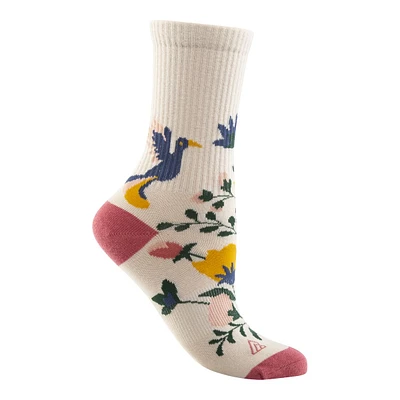 Ripzone Women's Floral Crew Socks