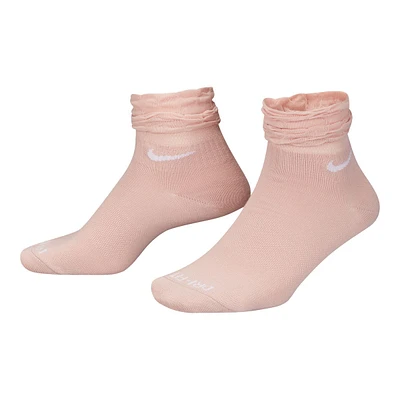 Nike Women's Everyday Plus Ruffle Crew Socks