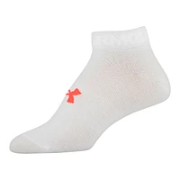 Under Armour Women's Essential Low Socks, Non-Slip, 6-Pack