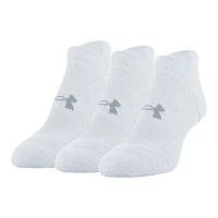 Under Armour Women's Play Up No-Show Tab Socks, Cushioned, 3-Pack