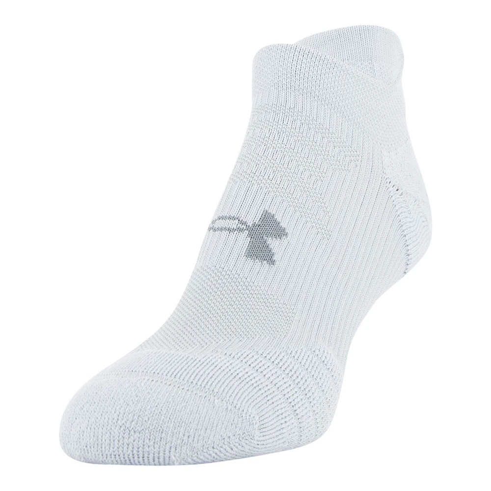 Under Armour Women's Play Up No-Show Tab Socks, Cushioned, 3-Pack